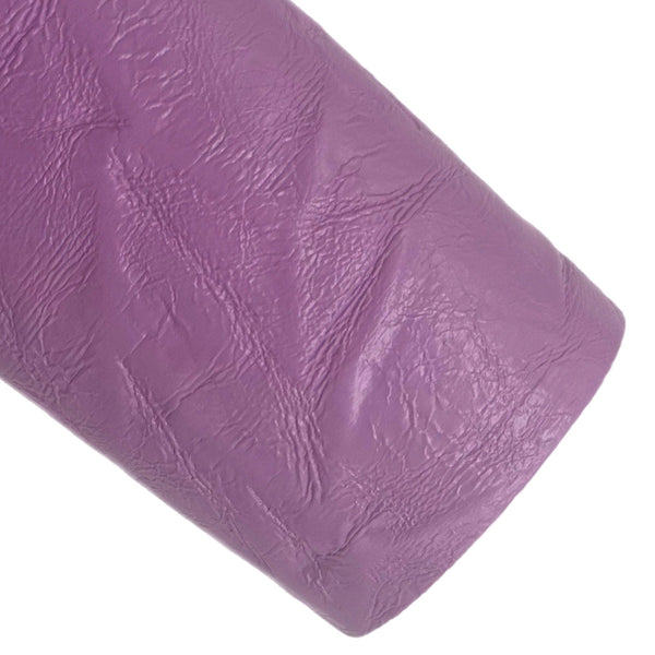 Purple Crinkle Faux Leather