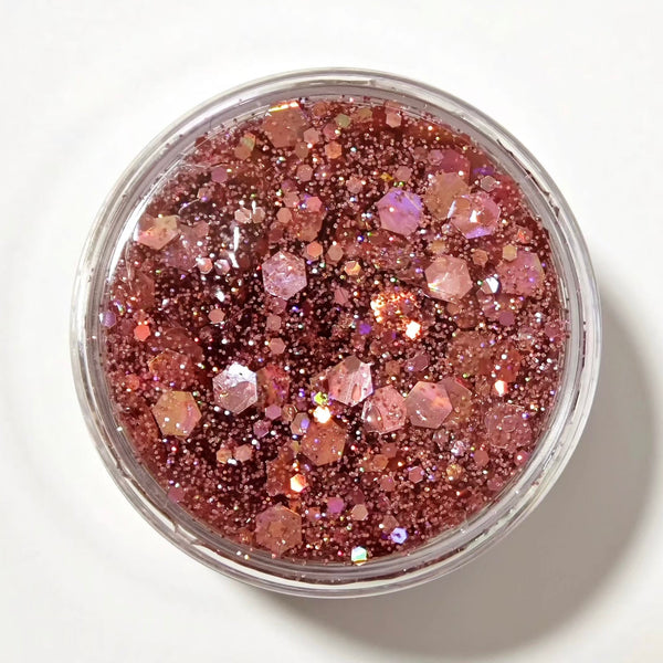 (Pre-Order) Rose Quartz Glitter Hair Gel