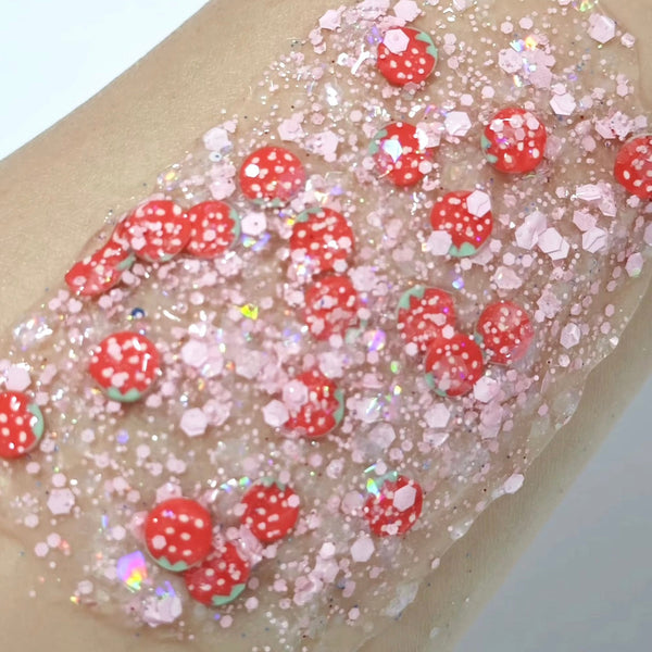 (Pre-Order) Berry Sweet Glitter Hair Gel