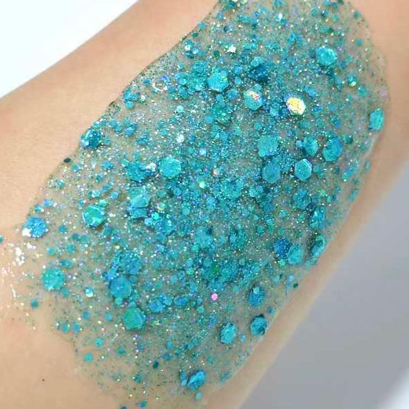 (Pre-Order) Turquoise Treasure Glitter Hair Gel