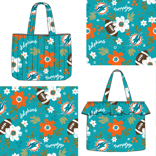 (Pre-Order) Dolphins Tote Bag