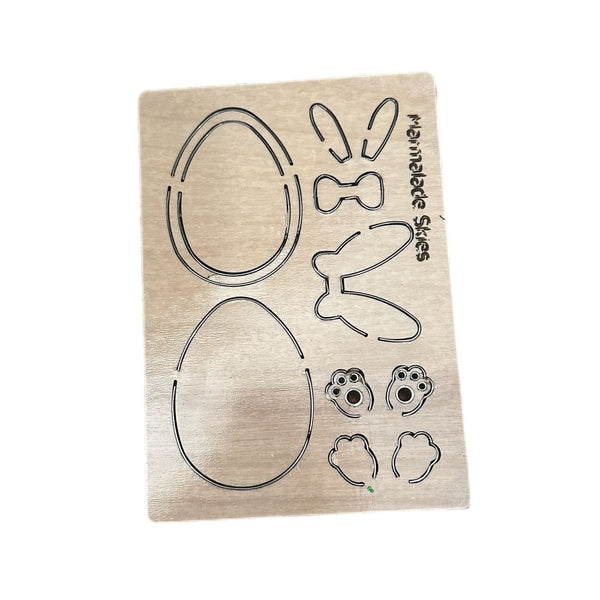 Bunny Egg Shaker Die