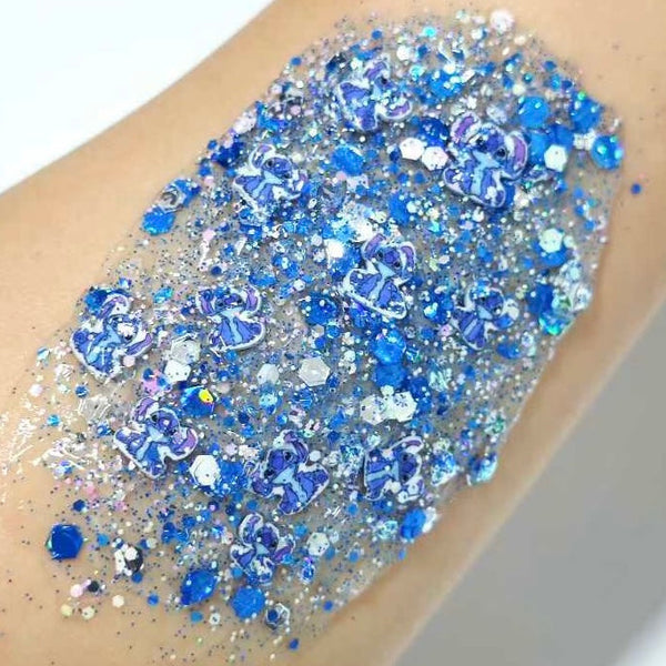 (Pre-Order) Blue Alien Glitter Hair Gel