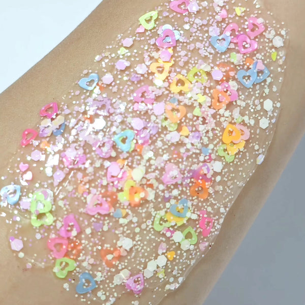 (Pre-Order) Hearts a Flutter Glitter Hair Gel