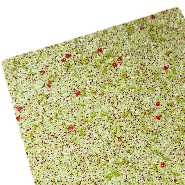 Heart of a Grinch Chunky Glitter