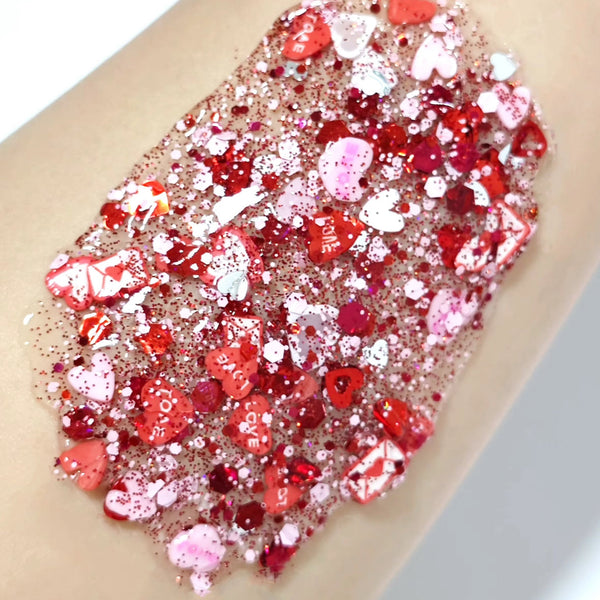 (Pre-Order) Love is in the Air!  Glitter Hair Gel