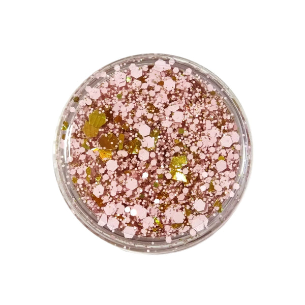 (Pre-Order) Pink Romance Glitter Hair Gel