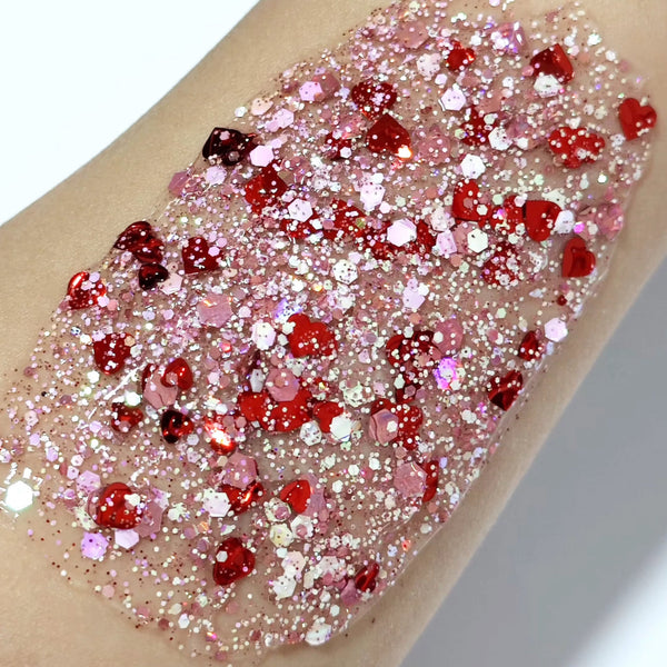 (Pre-Order) Heart to Heart Glitter Hair Gel