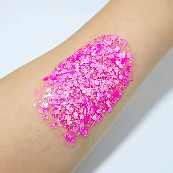 (Pre-Order) Hot Pink Glitter Hair Gel