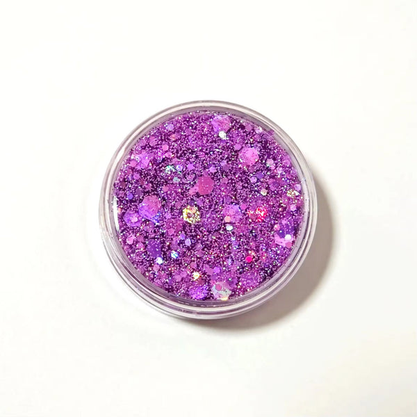 (Pre-Order) Purple Glitter Hair Gel