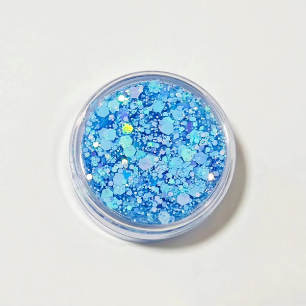 (Pre-Order) Blue Glitter Hair Gel