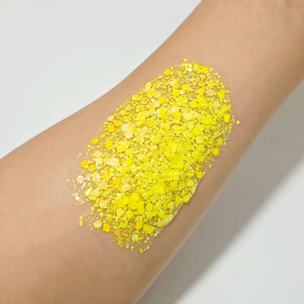 (Pre-Order) Yellow Glitter Hair Gel