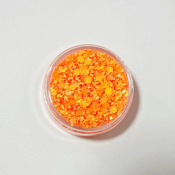 (Pre-Order) Orange Glitter Hair Gel