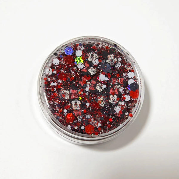 (Pre-Order) Red White Mouse Mix Glitter Hair Gel