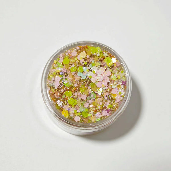 (Pre-Order) Floral Glitter Hair Gel