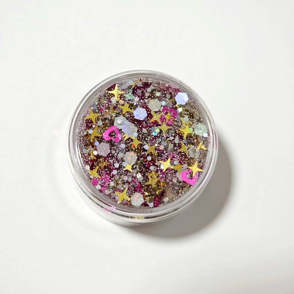 (Pre-Order) Gold Star Girl Glitter Hair Gel
