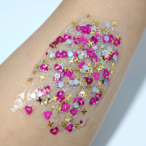 (Pre-Order) Gold Star Girl Glitter Hair Gel