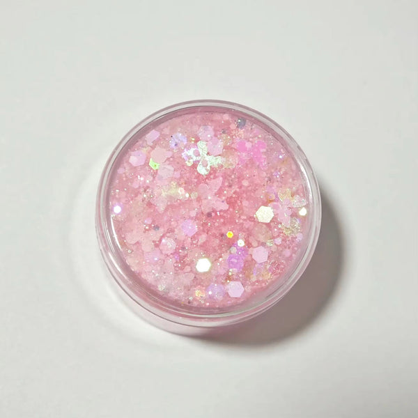 (Pre-Order) Pink Flutter Glitter Hair Gel