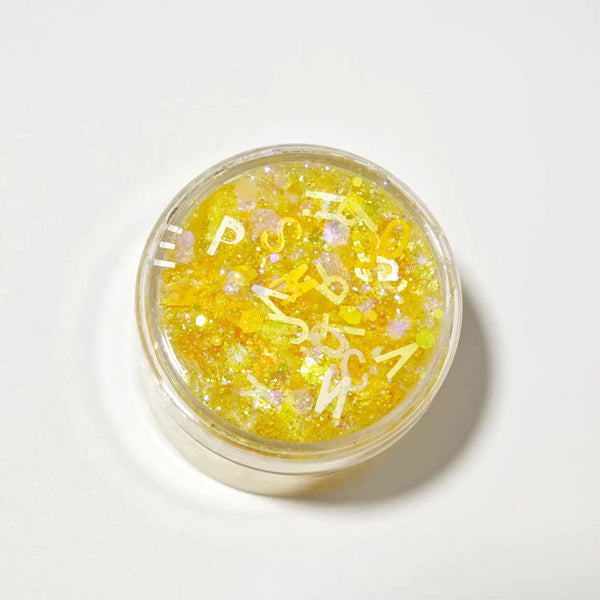 (Pre-Order) Yellow Alphabet Glitter Hair Gel