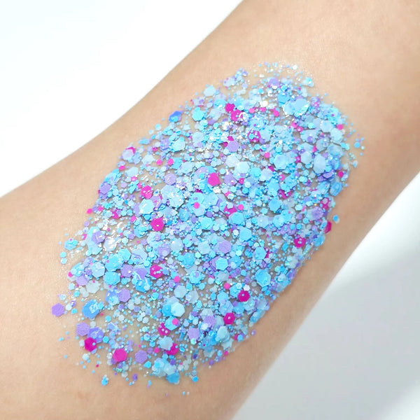 (Pre-Order) Blue Raspberry Glitter Hair Gel