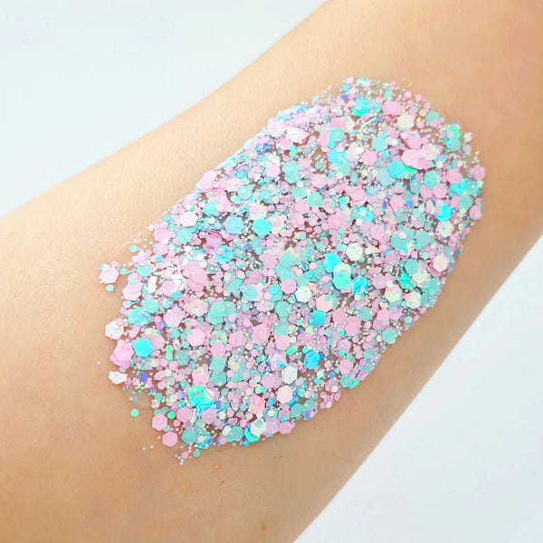 (Pre-Order) Cotton Candy Skies Glitter Hair Gel