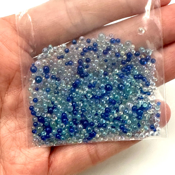 Sea Side Glass Bubbles Beads