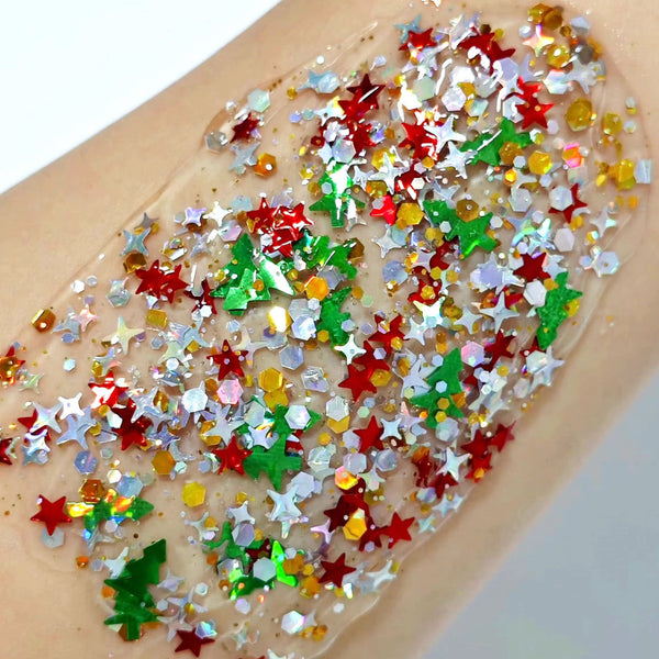 (Pre-Order) Holly Jolly Glitter Hair Gel