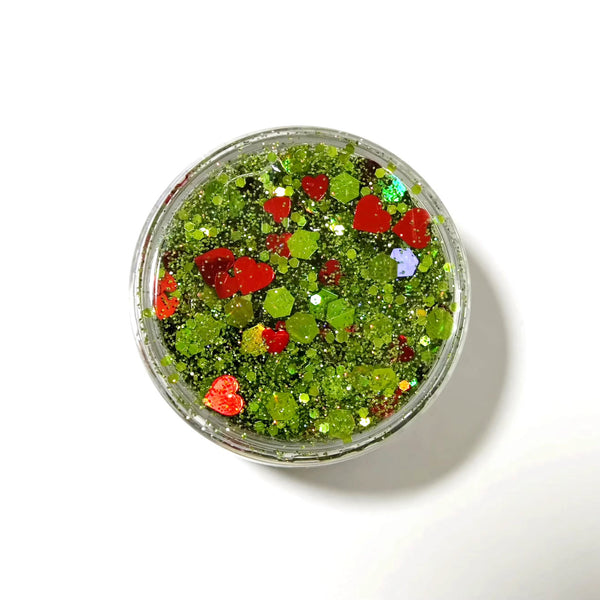 (Pre-Order) Red Heart Glitter Hair Gel