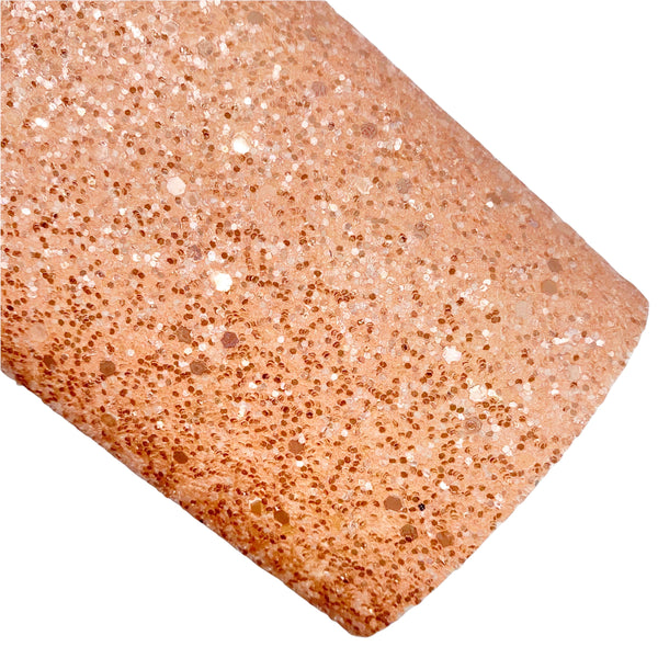 Sweet Peach Spring Sparkle Glitter