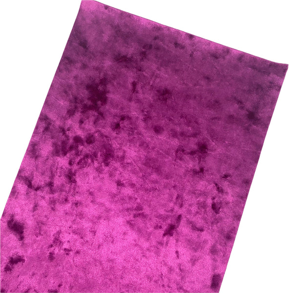 Magenta Crushed Velvet