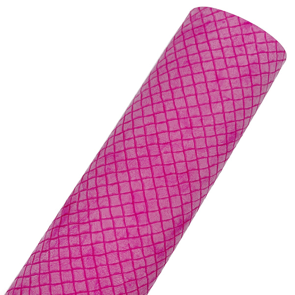 Strawberry Waffle Cone Faux Leather