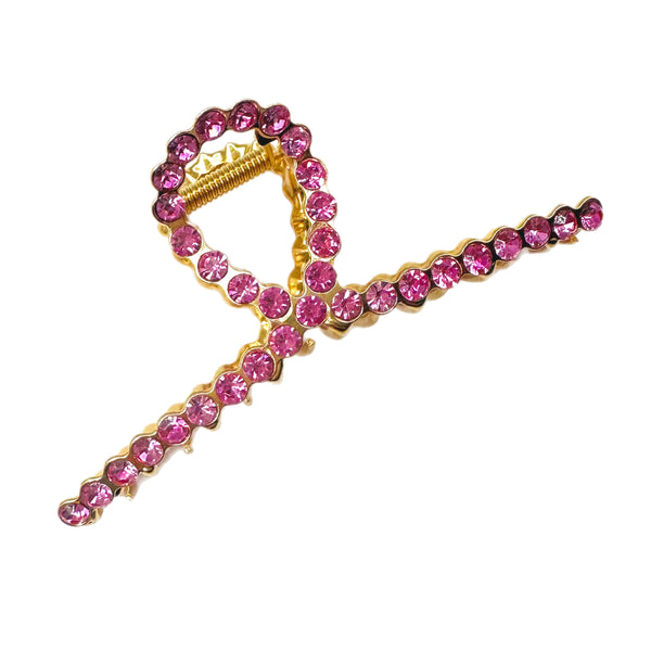 Rhinestone & Pearl Claw Clips