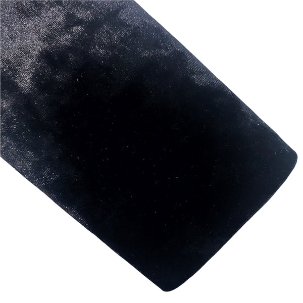 Black Crushed Velvet