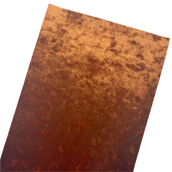 Burnt Orange Crushed Velvet
