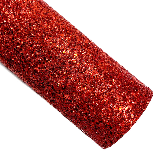 Red Chunky Glitter
