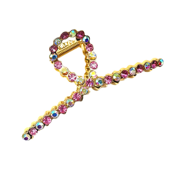 Rhinestone & Pearl Claw Clips