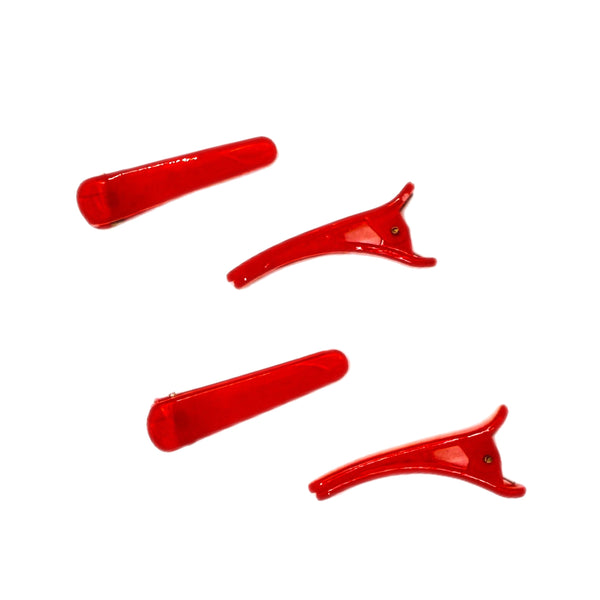 Colored Alligator Clips with Teeth 45mm (Set of 10)