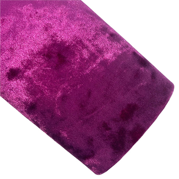 Magenta Crushed Velvet