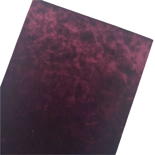 Maroon Crushed Velvet