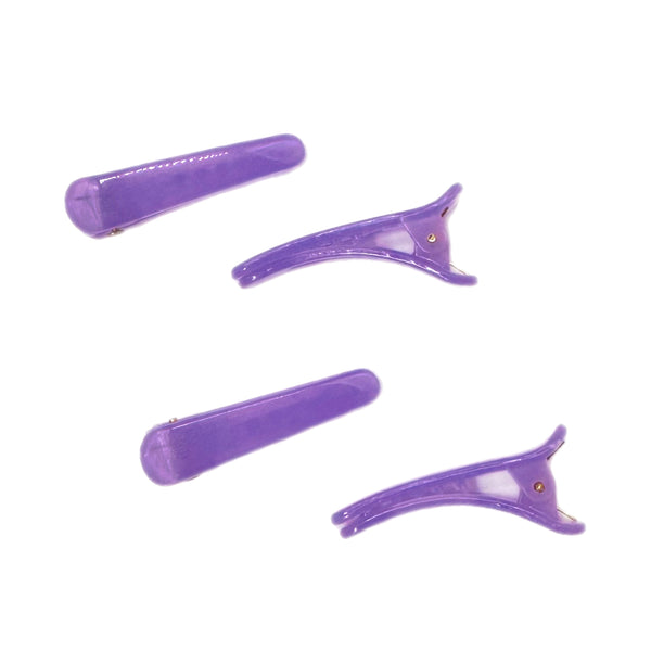 Colored Alligator Clips with Teeth 45mm (Set of 10)