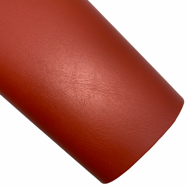 Terracotta Buttery Smooth Faux Leather