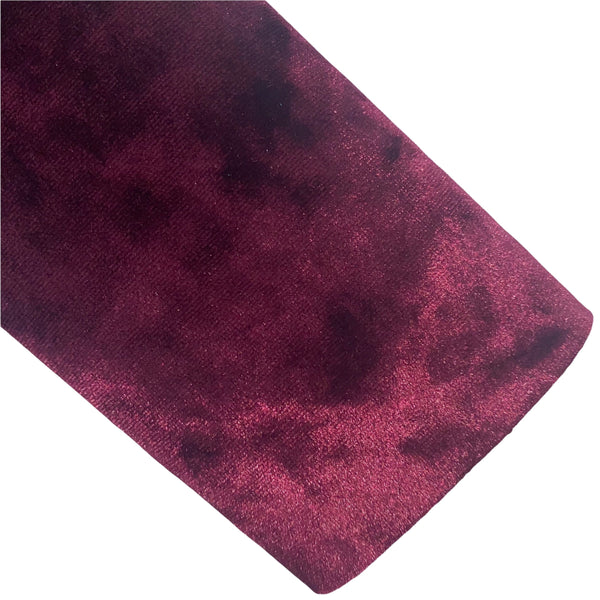 Maroon Crushed Velvet