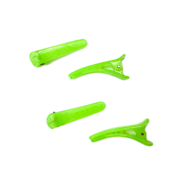Colored Alligator Clips with Teeth 45mm (Set of 10)